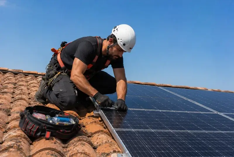 Maintenance et monitoring de panneaux solaires à Serves-sur-Rhône