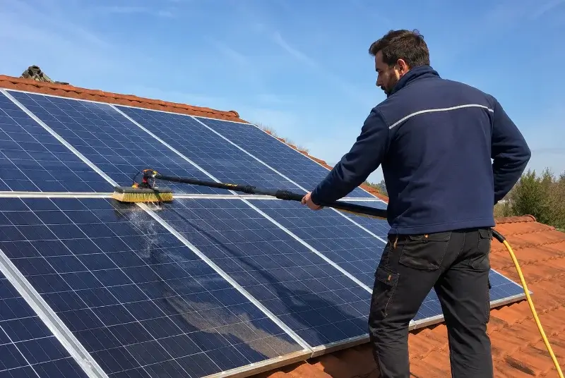 Nettoyage et entretien de panneaux solaires à Serves-sur-Rhône
